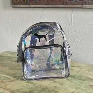 VS PINK Mini Clear Backpack